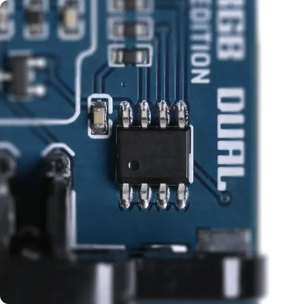 The configuration chip on the board