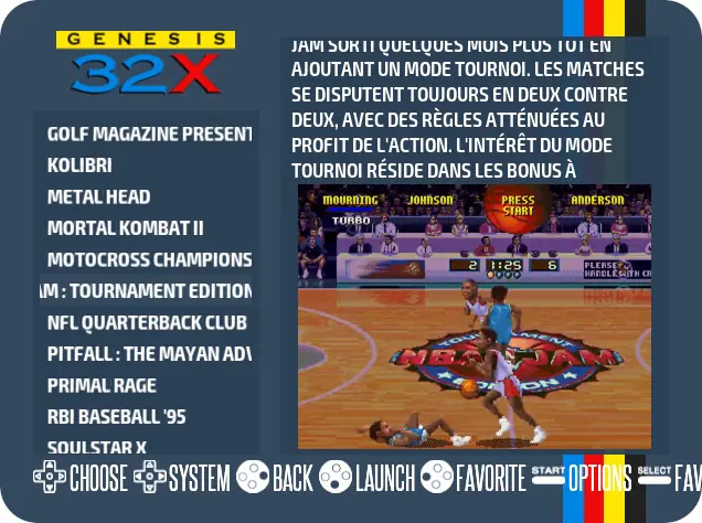 A game list in the Recalbox theme made for 240p