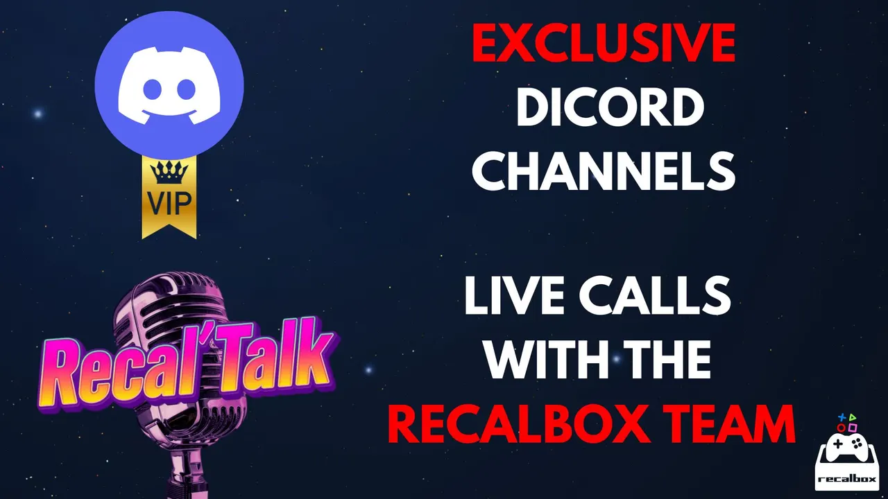 Dedicated Discord channels and Recal'Talk video calls