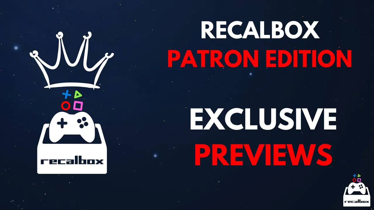 Recalbox Patron Edition: what is new, first