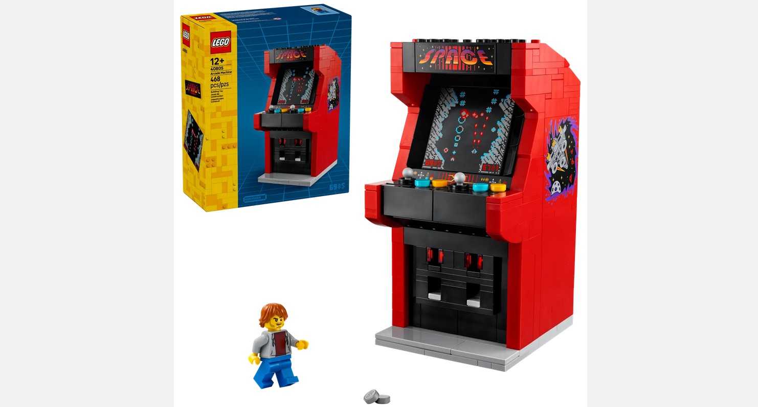 LEGO Arcade Machine: a miniature arcade cabinet full of surprises