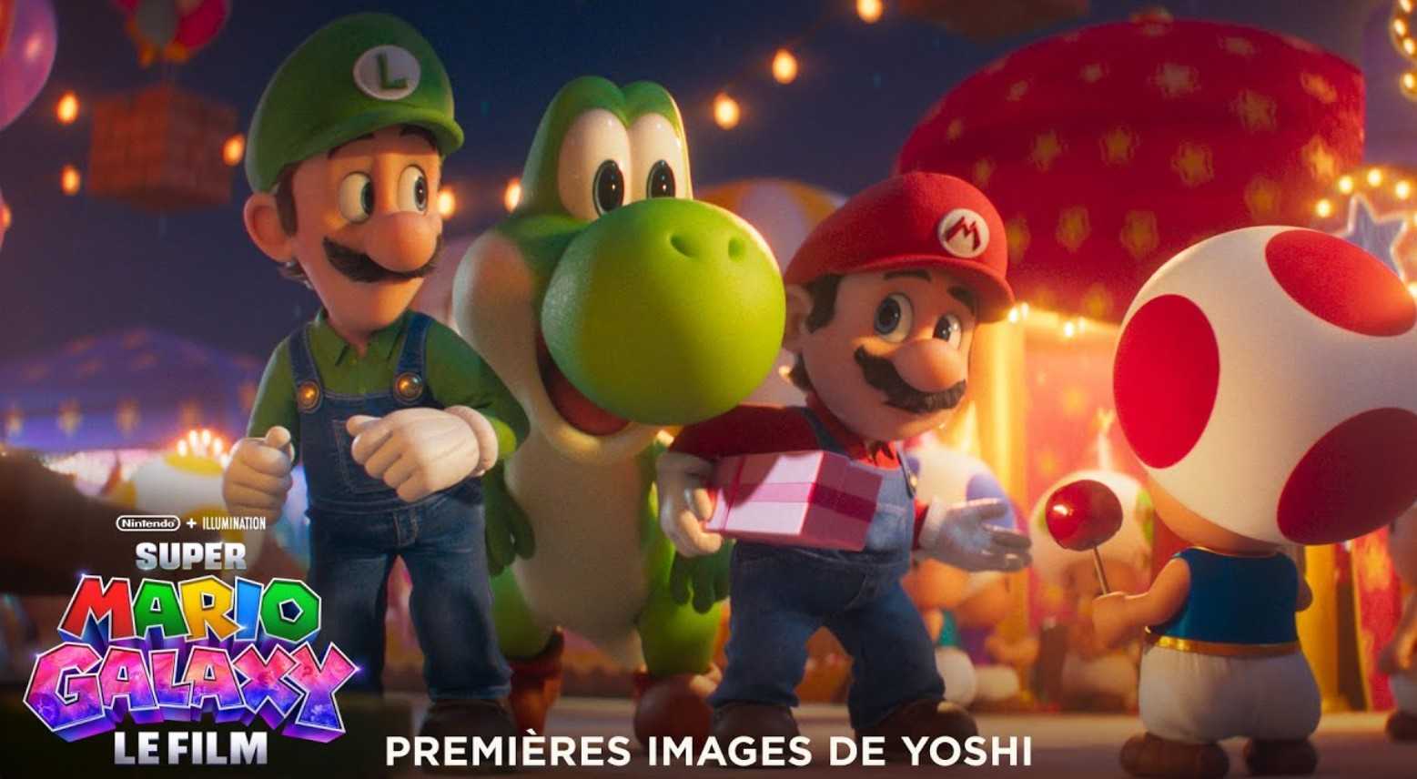 Super Mario Galaxy: The Movie – Yoshi appears in a brand-new trailer!