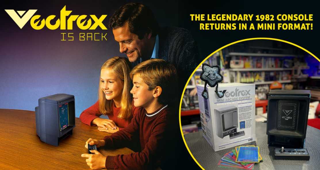 The Vectrex Mini launches its Kickstarter on November 3 starting at €99