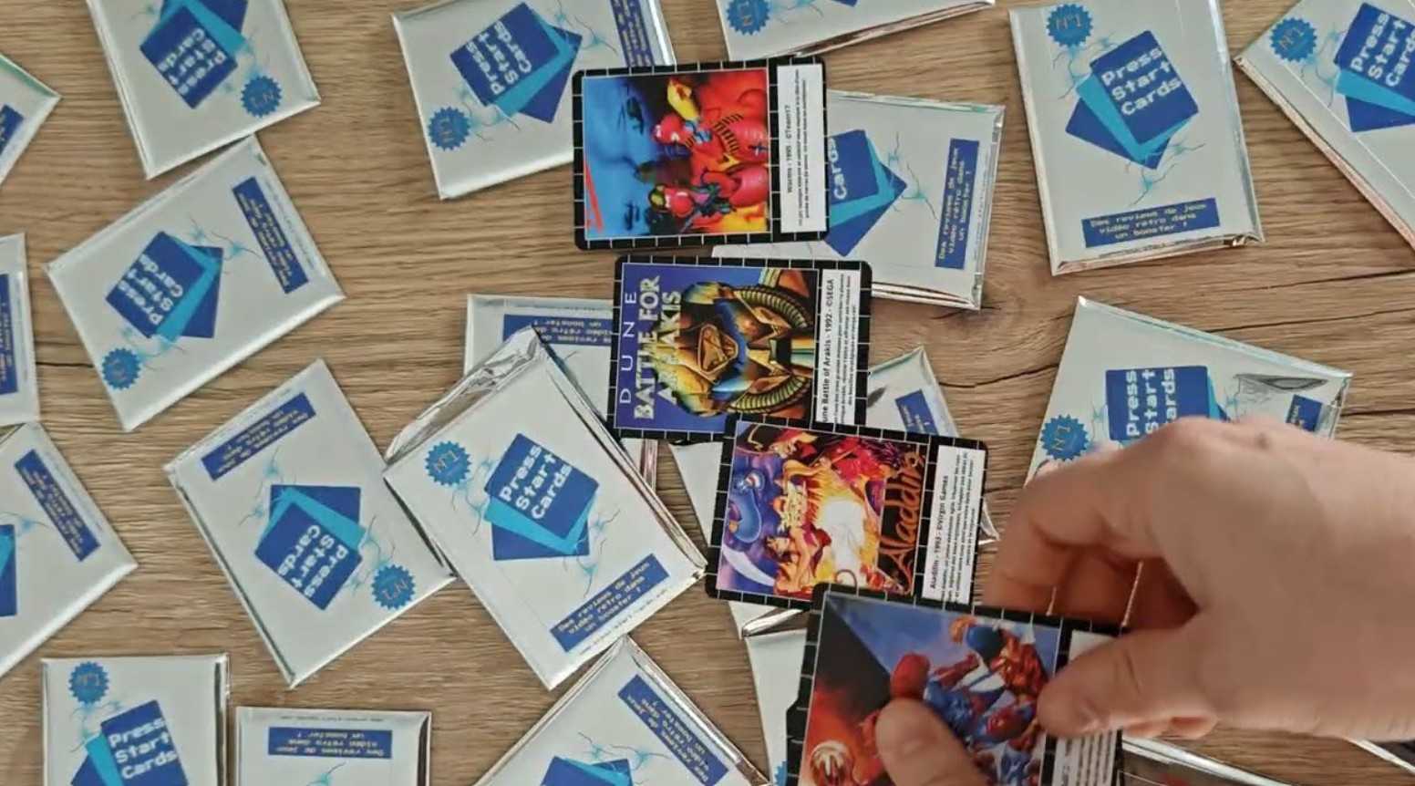 Press Start Card : des cartes à collectionner pour les passionnés de rétrogaming