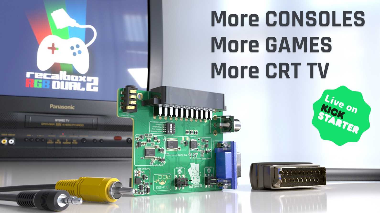 Recalbox RGB DUAL 2: Kickstarter campaign launched!