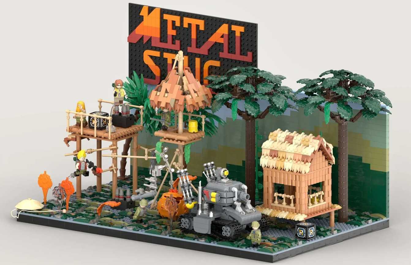 Metal Slug in bricks: 2,701 pieces to bring the Neo Geo back to life