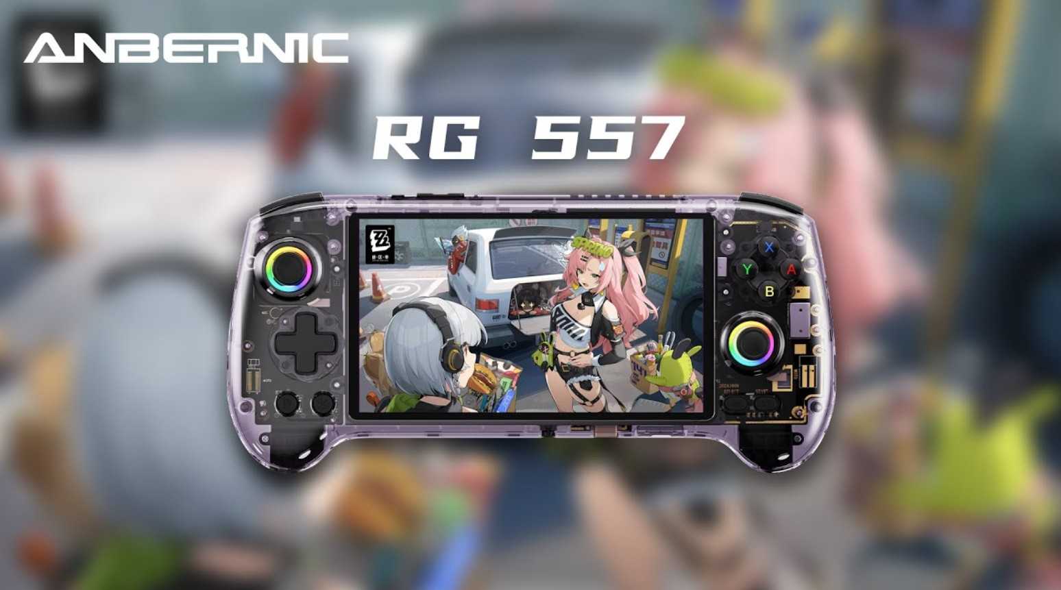 Anbernic RG 557: a portable device designed for modern emulation