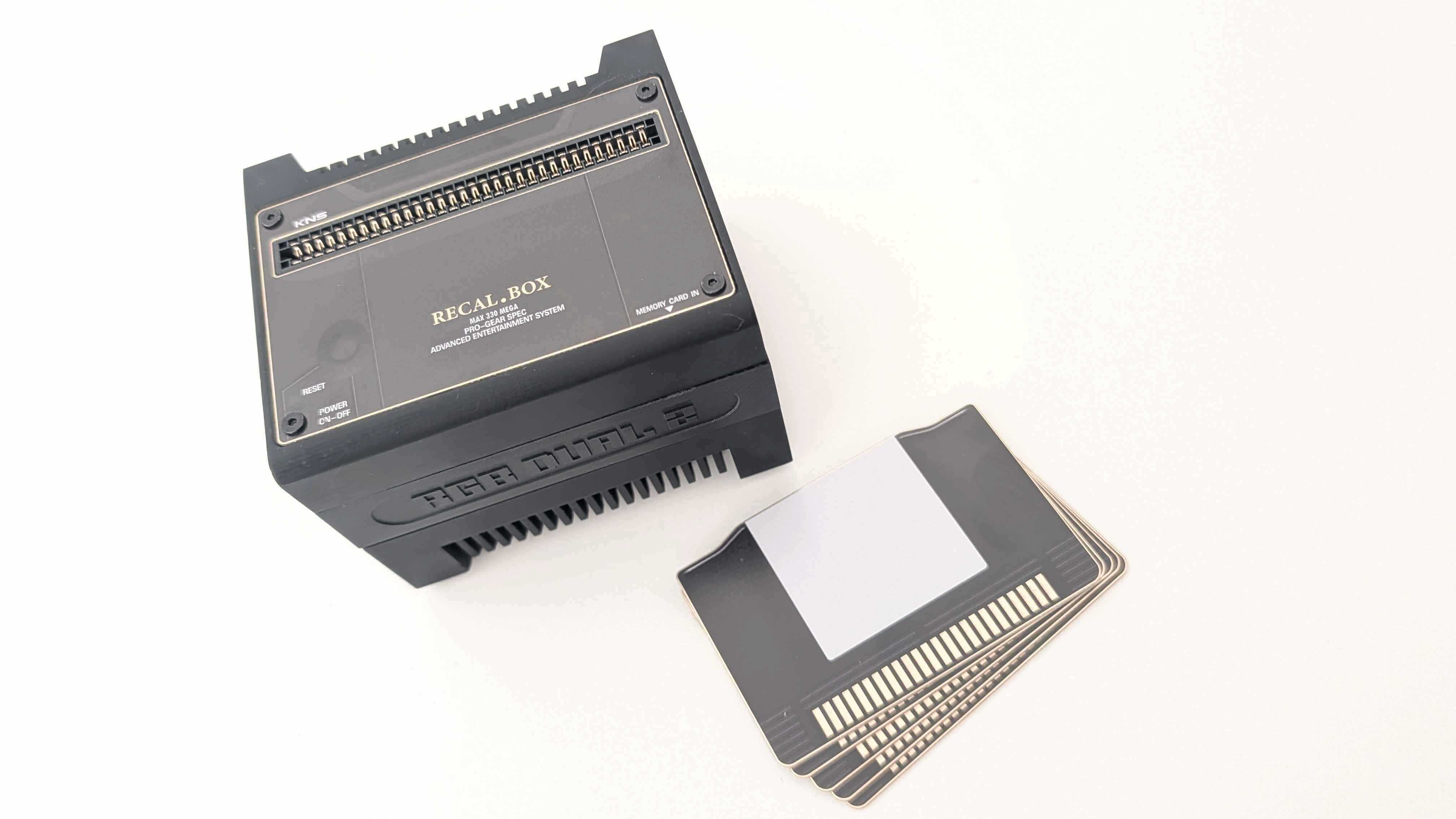 Your RecalTower and its RecalCards in Neo Geo colors