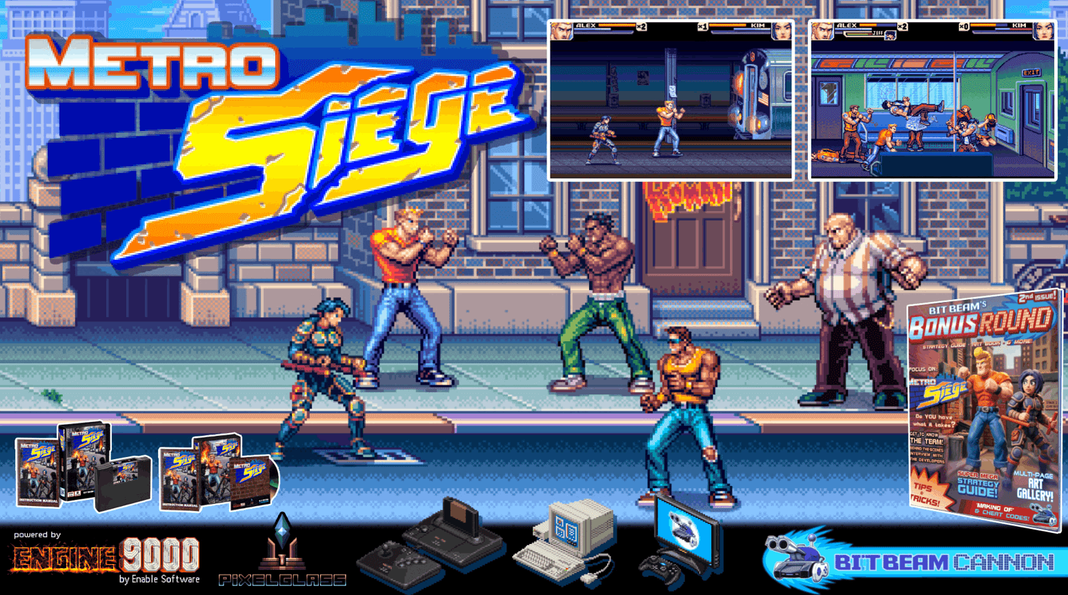 Metro Siege — un beat'em up pour Amiga, Neo Geo et PC qui cartonne sur Kickstarter