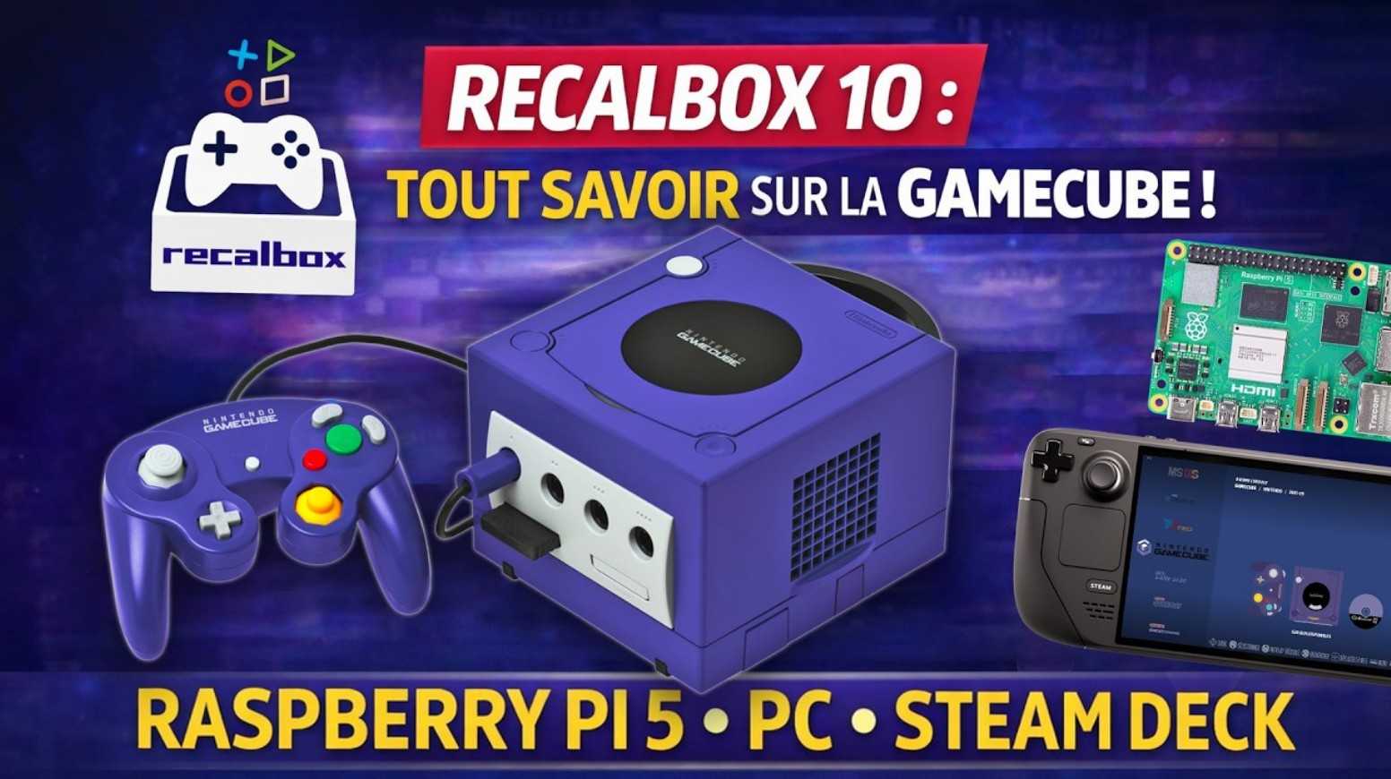 Vidéo : Recalbox 10, tout savoir sur la GameCube et ses réglages