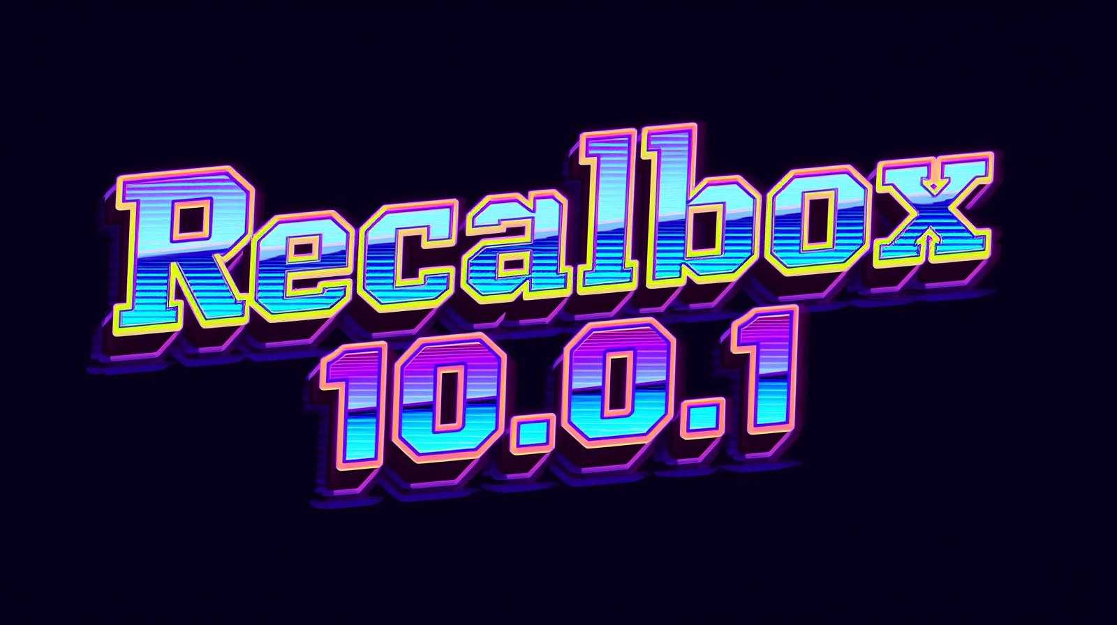 Recalbox passe en 10.0.1