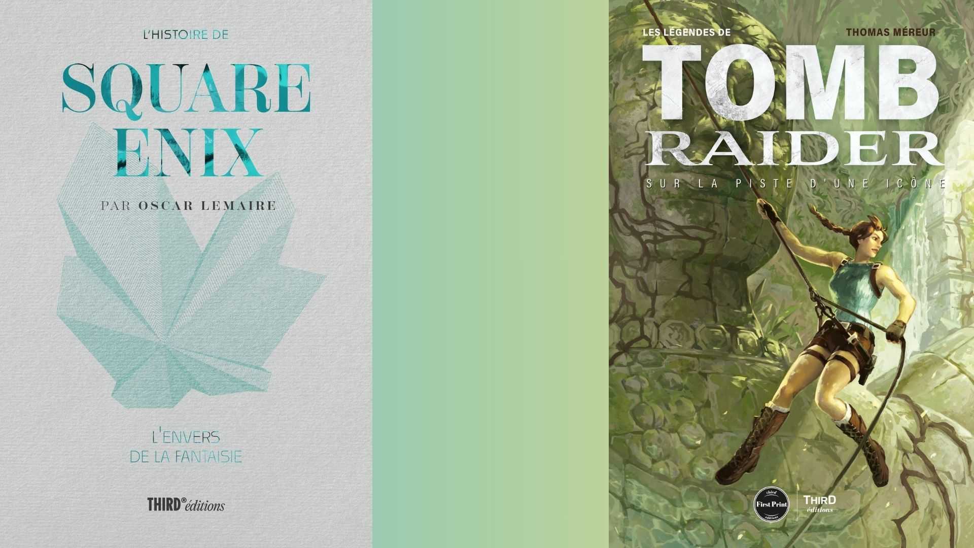 Two books, two legends: Square Enix and Tomb Raider on our Twitch