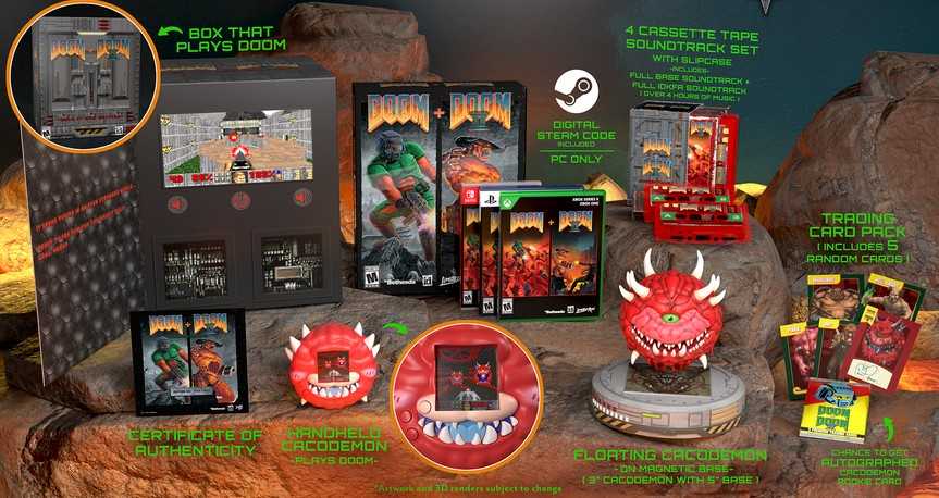 DOOM & DOOM II: A "Will It Run?" Collector's Edition Playable on Its Own Case